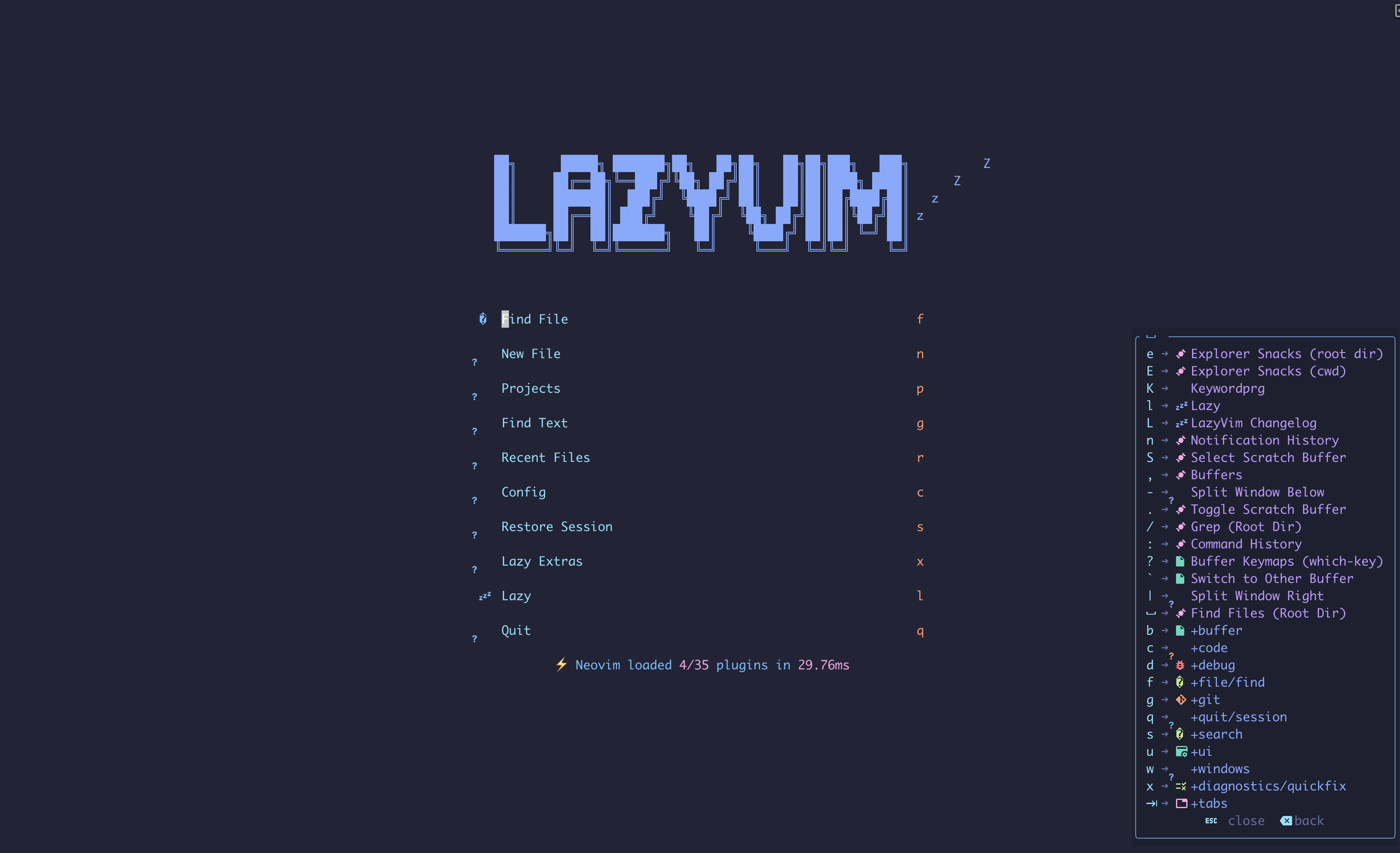 lazy vim preview image